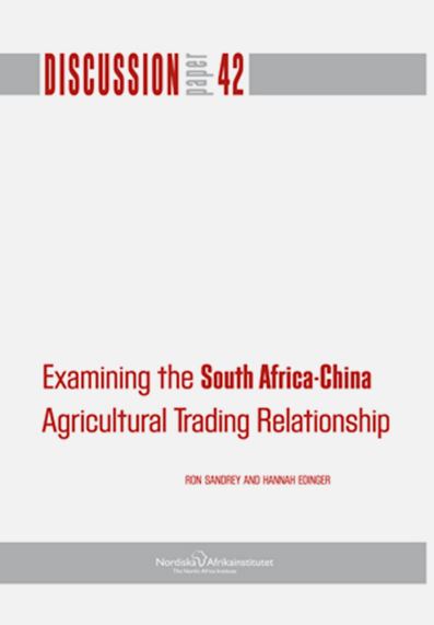 Examining the South Africa-China: agricultural trading relationship